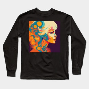 Psychedelic Girl Long Sleeve T-Shirt